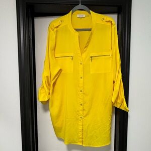 Calvin Klein Yellow blouse